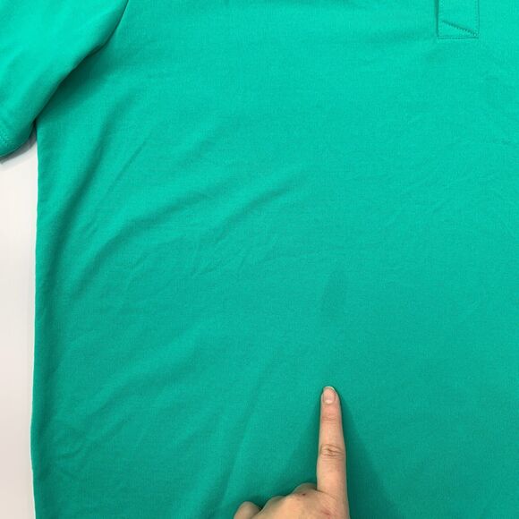 Nike Golf Shirt Men L Large Fern Green Performance Sport DriFit Performance Polo - Picture 3 of 14